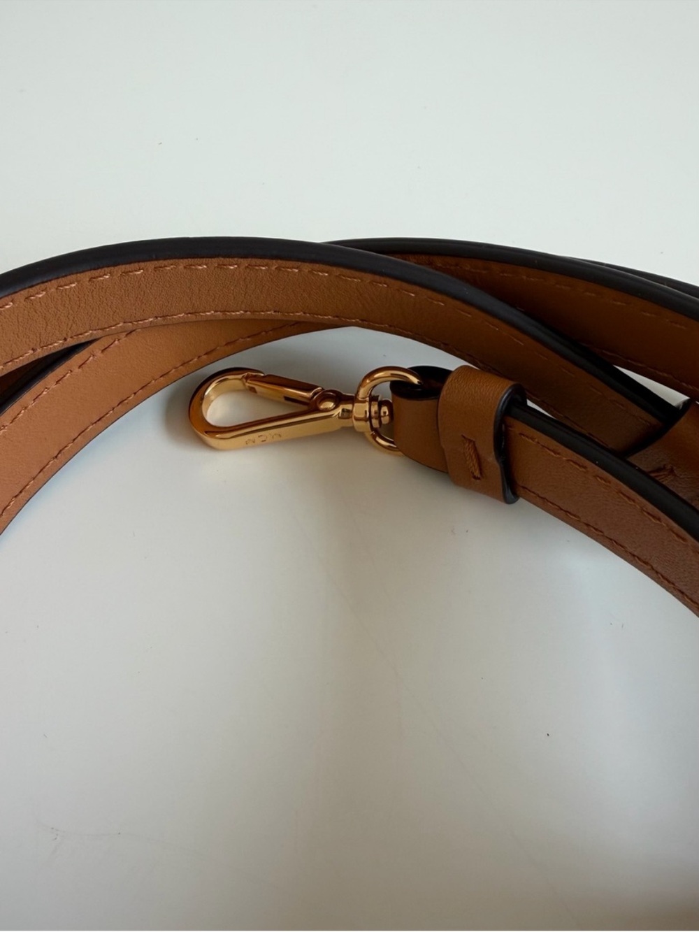 MCM Cognac Monogram Vanity Case with Gold Hardware - Picture 8 of 11
